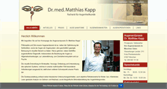 Desktop Screenshot of dr-kapp.de