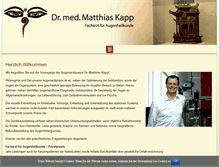 Tablet Screenshot of dr-kapp.de